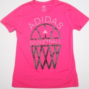 Girls Adidas Basketball Tee Size M 10 12